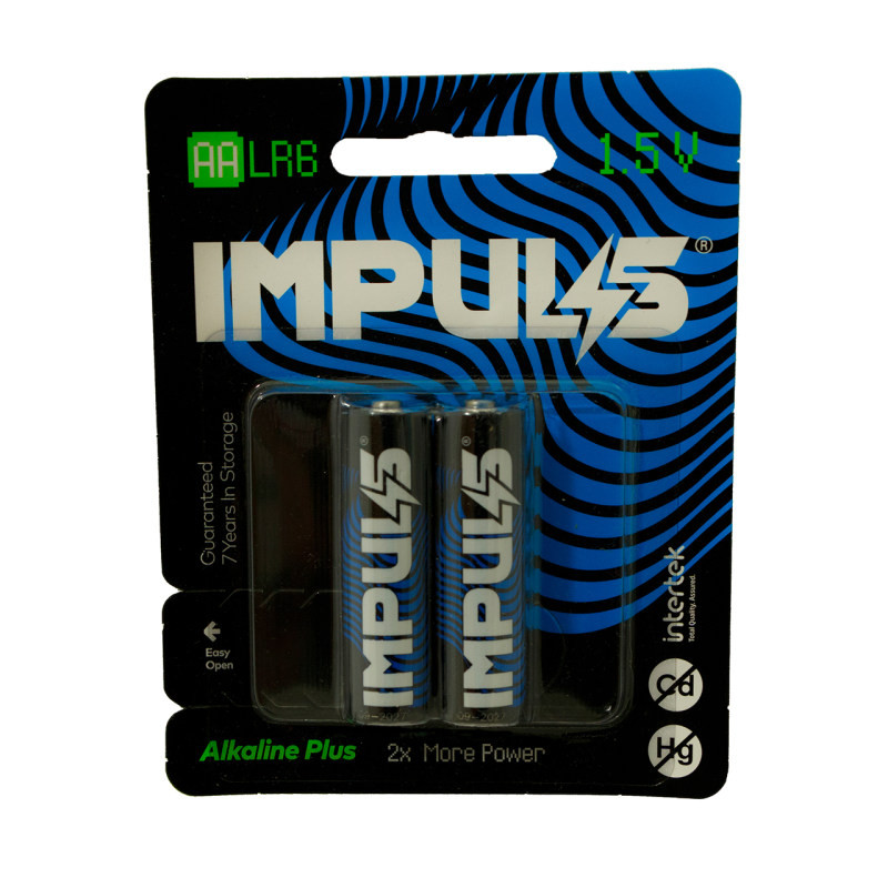 باتری قلمی ایمپالس مدل Alkaline Plus بسته 2 عددی-5308919122024