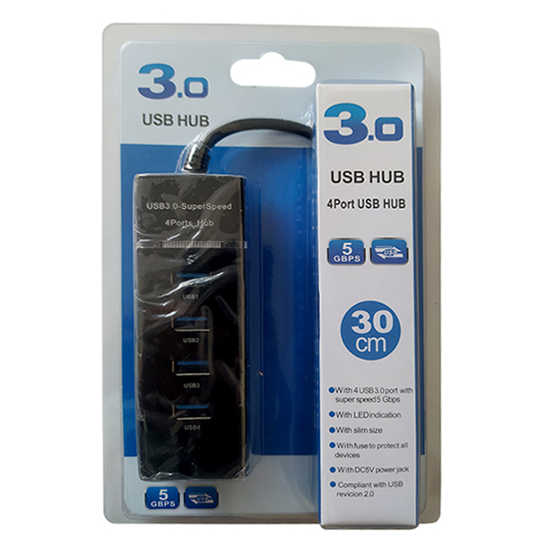 هاب 4 پورت USB3.0 معمولی مدل 1055-6908620061125